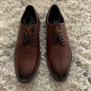 Men's Parker Leather Cap-Toe Brogues